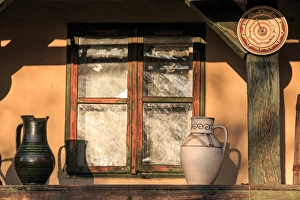 Romania Gallery: Europe, Romania, Maramures, Baia Sprie, Guest house Casa Olarului. Pottery workshop
