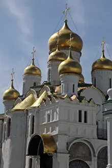 Images Dated 20th May 2012: Europe, Russia, Moscow. Annunciation Cathedral of Moscows Kremlin