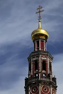 Cloister Prints: Europe, Russia, Moscow. Belltower of Novodevichy Convent