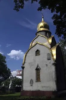 Cloister Prints: Europe, Russia, Moscow. Novedevichy Convent church
