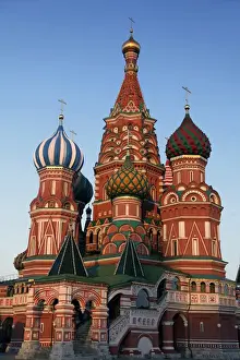 Images Dated 17th May 2012: Europe, Russia, Moscow. St. Basils Cathedral in Red Square, Moscow