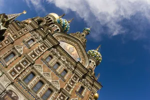 Images Dated 16th August 2006: Europe, Russia, St. Petersburg. Church of the Savior on the Spilled Blood, built