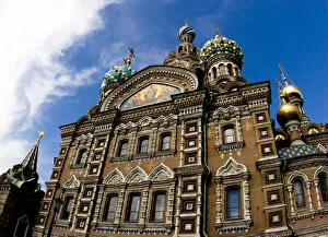 Europe, Russia, St. Petersburg. Church of the Savior on the Spilled Blood, built