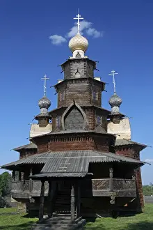 Images Dated 21st May 2012: Europe, Russia, Suzdal. Transfiguration Church at the Musem of Wooden Architecture