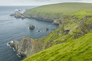 Images Dated 25th June 2014: Europe, Scotland, Shetland Islands. Island of Unst landscape