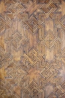 Europe, Spain, Andalusia, Granada, Alhambra, Nasrid Palace Door Detail