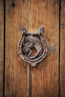 Spain Prints: Europe, Spain, Balearic Islands, Mallorca, door knockers