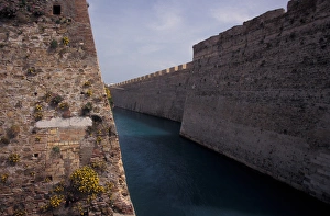Remain Prints: Europe, Spain (near northern Africa), Ceuta, royal walls and waterway