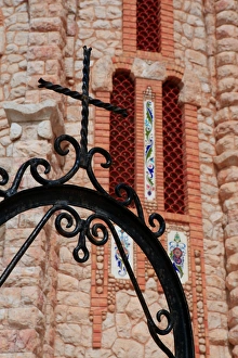 Style Prints: Europe, Spain, Novelda. Santa Mara Magdalena, built by disciple of Gaudi