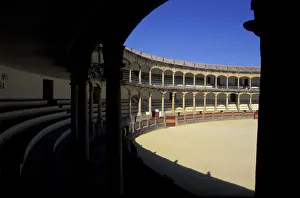 Images Dated 31st August 2011: Europe, Spain, Ronda. Worlds oldest bullring