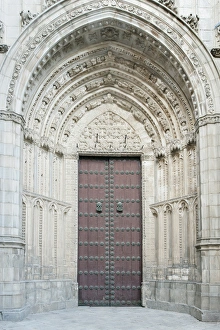 Images Dated 28th May 2012: Europe, Spain, Toledo, Toledo Cathedral Door