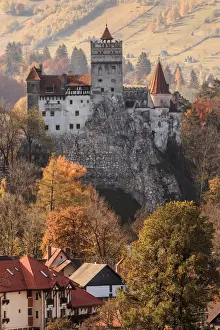 Overview Prints: Europe, Transylvania, Romania, 13th century Castle Bran