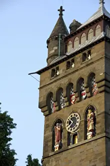 Shield Prints: Europe, Wales, Cardiff. Cardiff Castle Clock Tower