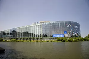 European Union Parliament in Strasbourg, France. european union parliament