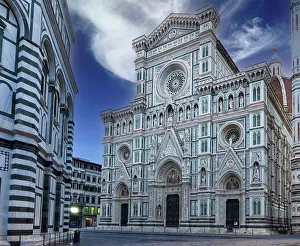 Images Dated 2022 August: Evening light. Duomo Santa Maria del Fiore. Tuscany, Italy