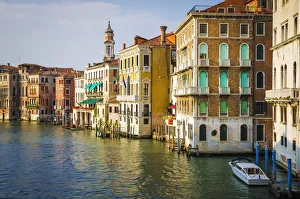 Northern Italy Prints: Evening light on the Grand Canal, Venice, Veneto, Italy