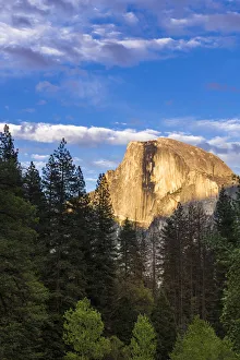 Volcanic Prints: Evening light on Half Dome, Yosemite National Park, California, USA