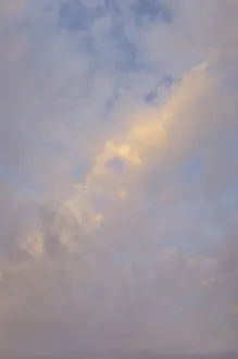 Lakeshore Prints: Evening sky over Lake Huron, Mackinaw City, Michigan
