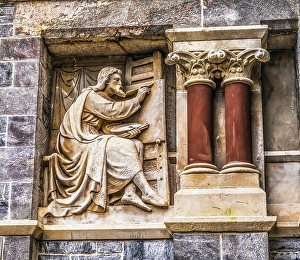 Carving Prints: Facade of Guildhall Building, Plymouth