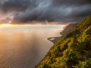 Images Dated 30th May 2019: Faja dos Cubres and Faja da Caldeira de Santo Cristo. Sao Jorge Island, Azores, Portugal