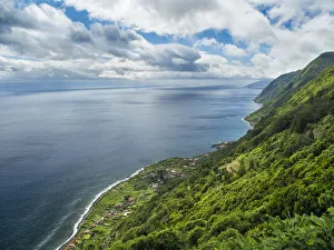 Faja de Sao Joao. Sao Jorge Island, Azores, Portugal