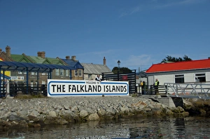 Images Dated 23rd March 2010: Falkland Island, Stanley (aka Port Stanley). Port area of Stanley