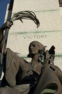 Images Dated 23rd March 2010: Falkland Island, Stanley (aka Port Stanley). Battle Memorial commemorates Navel action