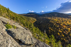 Ledge Prints: Fall foliage on Mount Madision in New Hampshires White Mountain National Forest