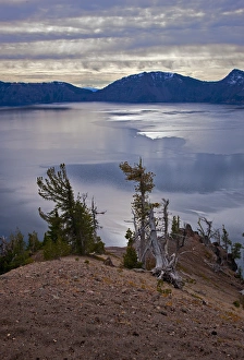 Magical Prints: A fall view of Creater Lake in Oregon
