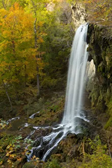 Ledge Prints: Falling Spring falls, outside of Covington, Virginia, USA