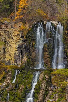 Falls Prints: Falls on the Little Bitterroot River in the Lolo National Forest, Montana, USA
