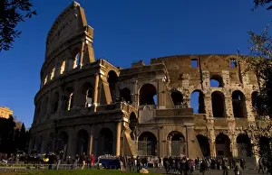 Centre Prints: Famous Colosseum in Rome Italy Landmark Monument in Europe