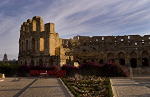 Images Dated 19th January 2021: Famous El Jem Roman Amphitheater, third largest in world in El Jem Tunisia Africa