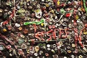 Creativity Prints: Famous Gum Wall at Pikes Place Market in Seattle, WA. During the 1980 s