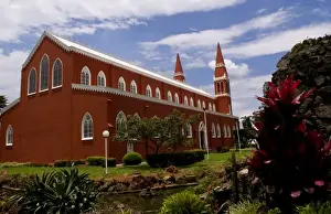Famous Metal church in Grecia Costa Rica the only metal church cathedral in all