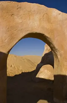 Famous movie set of Star Wars movies in Sahara Desert near Tozeur Tunisia Africa