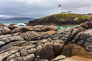 County Donegal Prints: Fanad Head lighthouse in County Donegal, Ireland