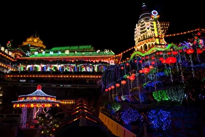 Images Dated 23rd January 2012: The fantastic lighting of Kek Lok Si Temple in Penang, Malaysia