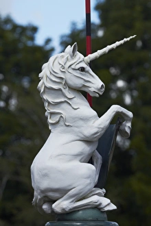 16th Century Prints: Fantasy beast at Tudor Gardens, Hamilton Gardens, Hamilton, Waikato, North Island
