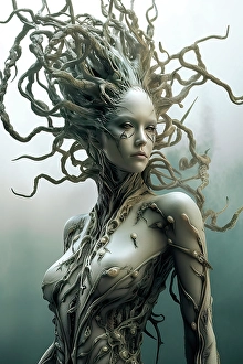 AI Generated Image Prints: Fantasy of Medusa. ©Jim Zuckerman / Jaynes Gallery / DanitaDelimont.com
