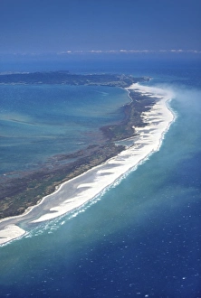 Spit Prints: Farewell Spit, South Island - aerial