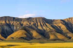 Farmland in Greater Caucasus, Ismailli region, Azerbaijan