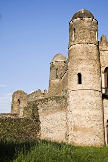 Fasil Ghebbi, a fortress-like royal enclosure, Gonder, Ethiopia