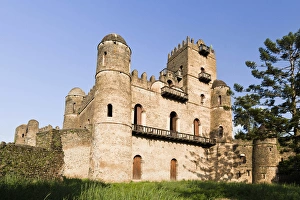 Fasil Ghebbi, a fortress-like royal enclosure, Gonder, Ethiopia