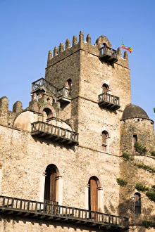 Images Dated 19th September 2010: Fasil Ghebbi, a fortress-like royal enclosure, Gonder, Ethiopia