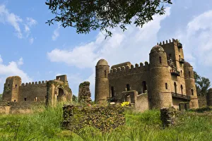 Fasilides Castle in the fortress-city of Fasil Ghebbi (founded by Emperor Fasilides)