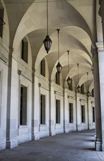 Architecture Prints: Federal Triangle archway hall in Washington D. C