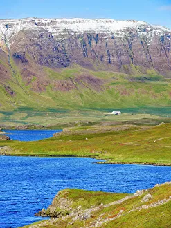 The Fellsstroend in the Westfjords (Vestfirdir) of Iceland during late fall. Europe, Northern Europe, Iceland