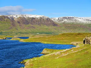 Images Dated 27th July 2023: The Fellsstrond in the Westfjords (Vestfirdir) of Iceland during late fall