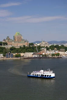 Images Dated 2nd August 2006: Ferry boat on the St. Lawrence River at Quebec City, Quebec, Canada
